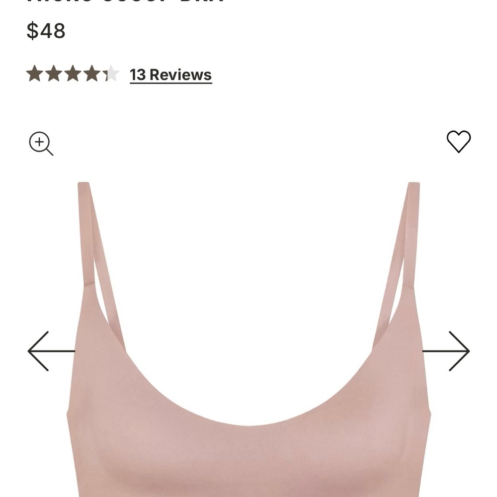 SKIMS Blush Pink Bra